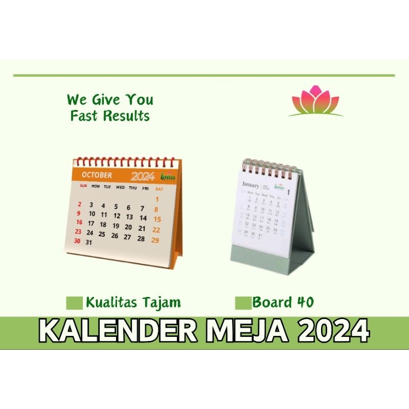 

Kalender - Kalender Meja - Calender Meja 2024 Spiral
