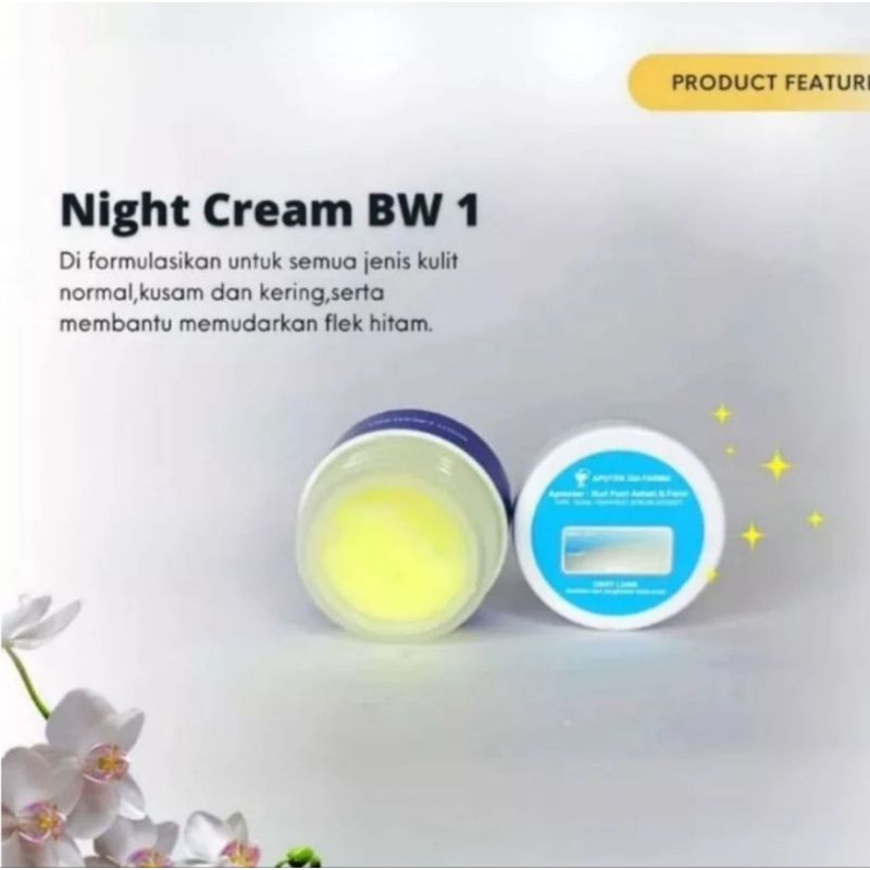 NIGHT CREAM BW 1 FAST DERM