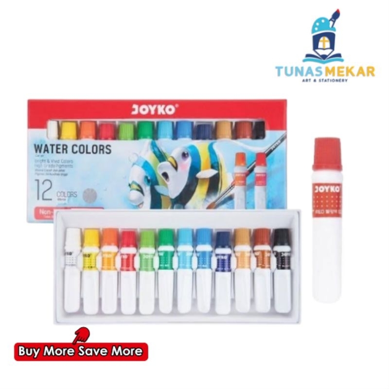 

Watercolor Joyko 12Clr Wac-6ML-12