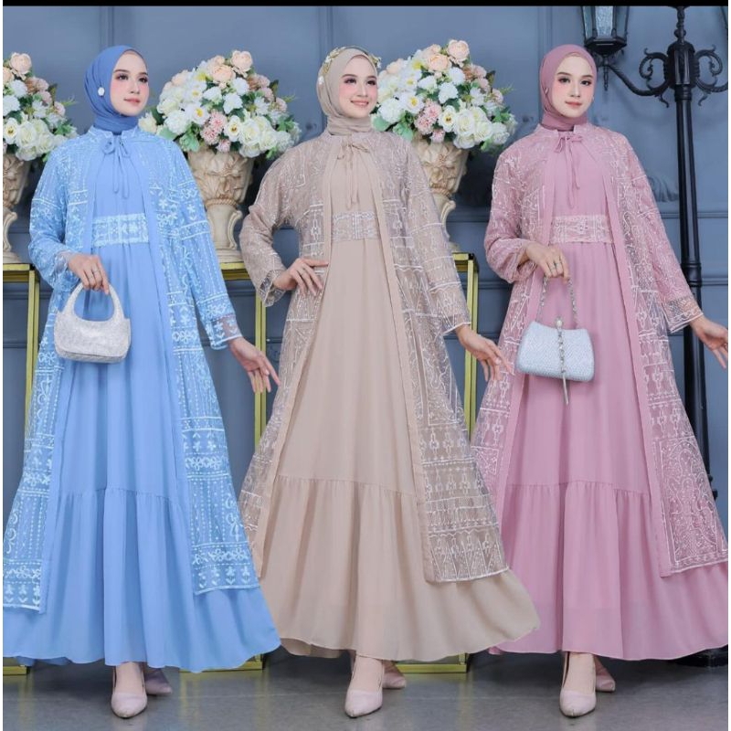 GAMIS WANITA TERBARU GAMIS REMAJA MODEL OUTER TERCAKEP