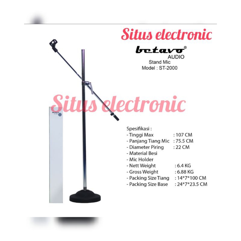 Stand microphone Betavo ST 2000/Betavo ST2000 ORIGINAL BETAVO