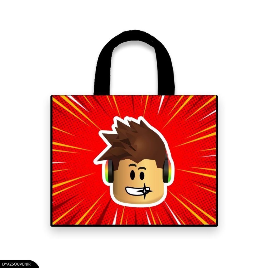 

Tas Ultah Roblox Modern Birthday Bag Black Edition Souvenir New