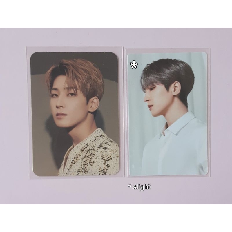 PC/photocard wonwoo seventeen d'icon & TC be the sun