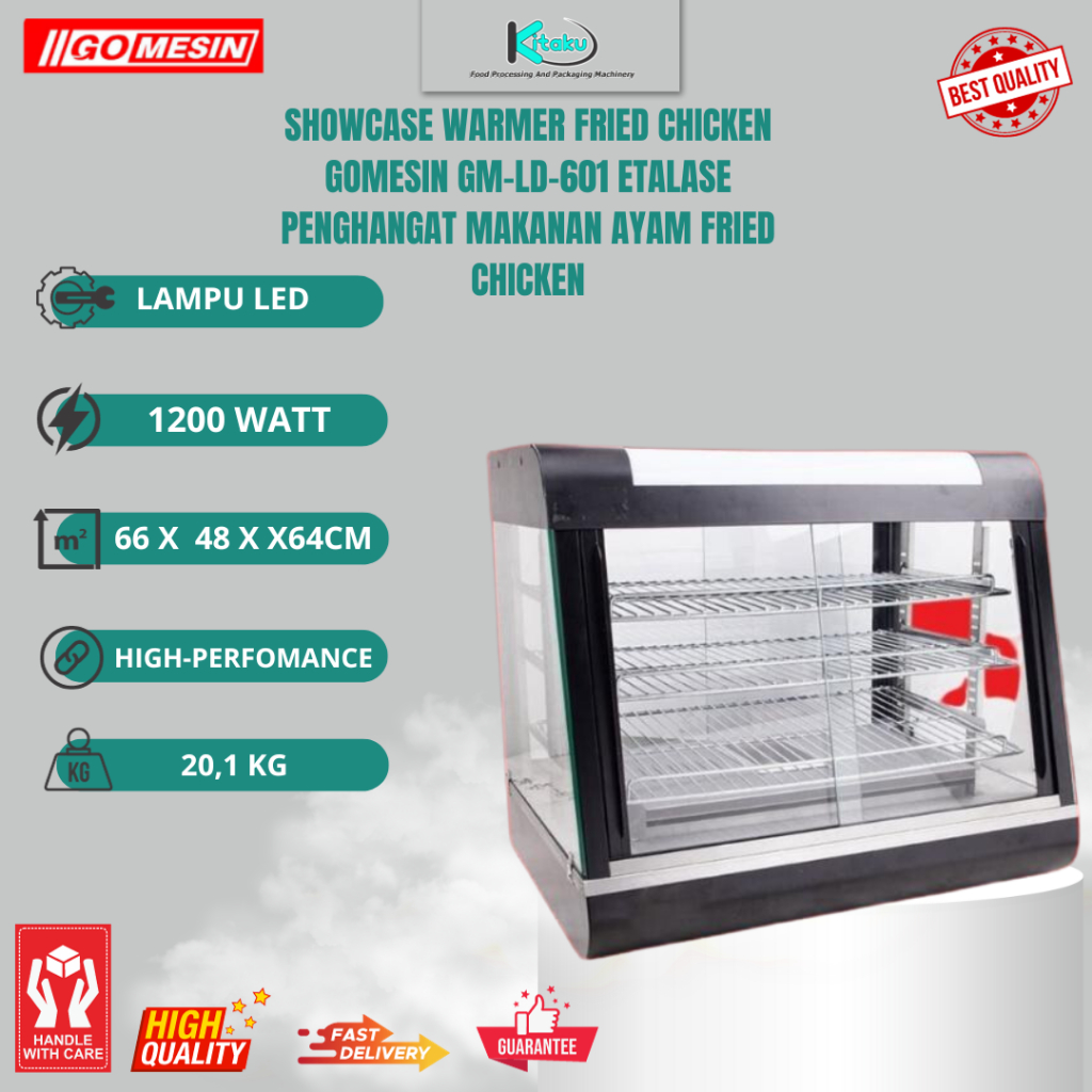 SHOWCASE WARMER FRIED CHICKEN GOMESIN GM-LD-601