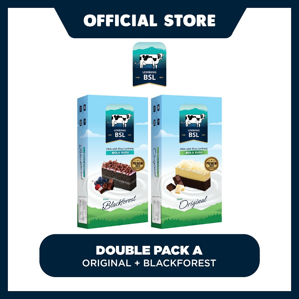 

Double Pack A (Reguler - Original + Blackforest)