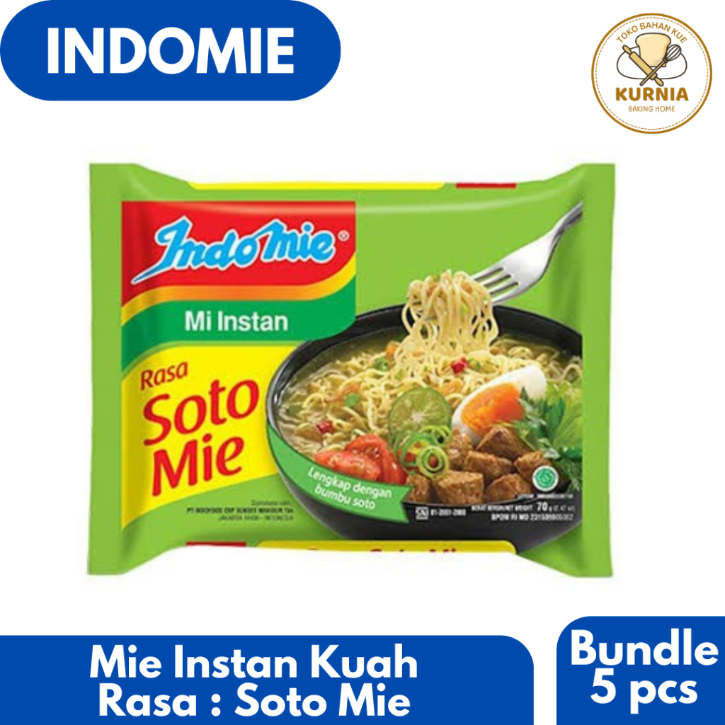 

5 PCS INDOMIE KUAH SOTO MIE