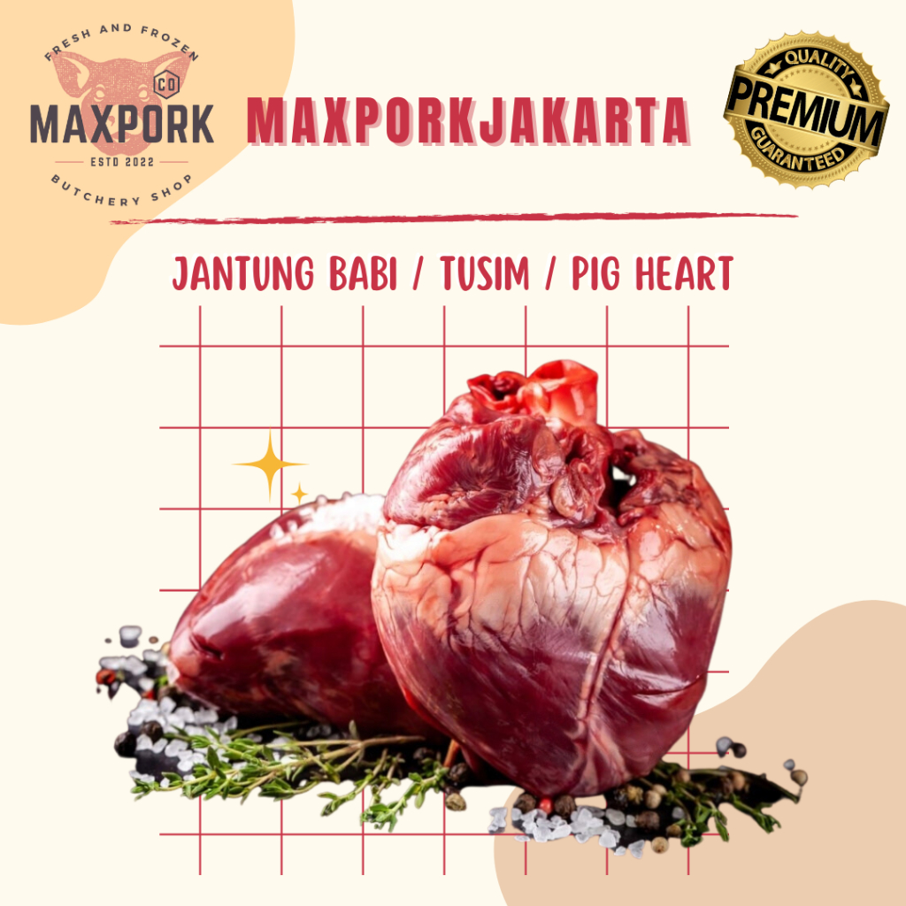 

Jantung Babi / Pork Heart Fresh