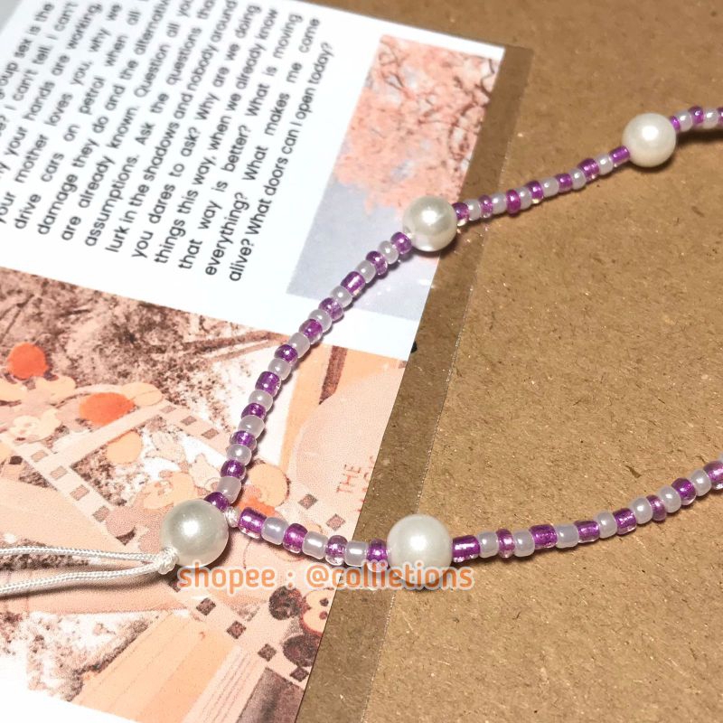 PHONE STRAP BAG STRAP pearl