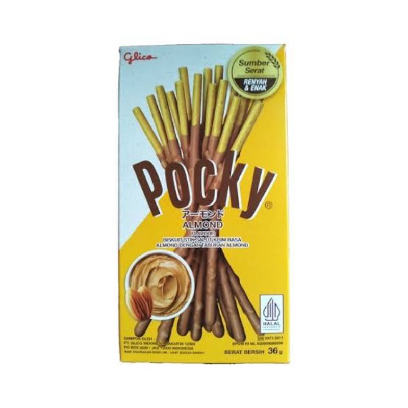 

pocky biscuit stick almond 36gr