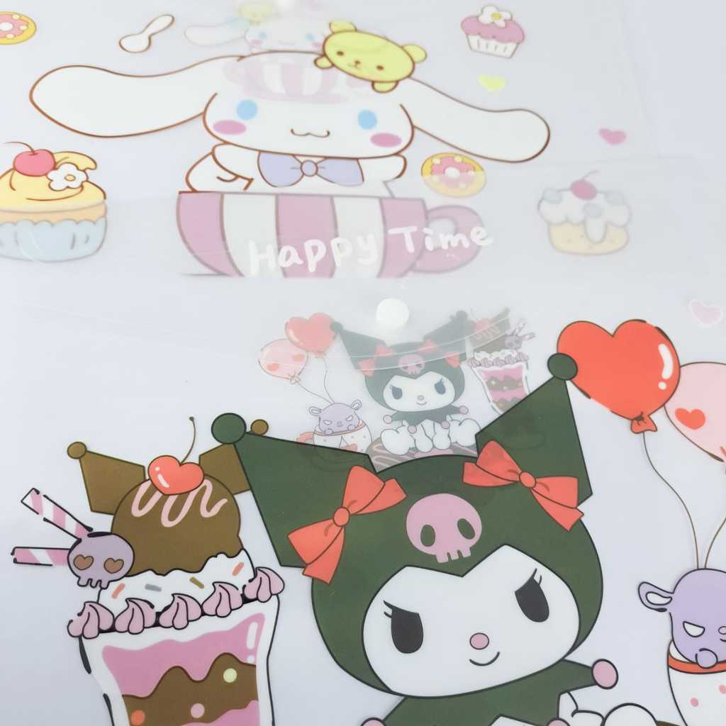 

Map Folder A4 Sanrio PVC Kuromi Pompompurin