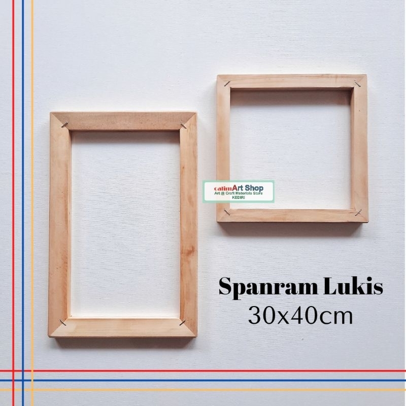 

Spanram Kayu 30x40cm Spanram Lukis