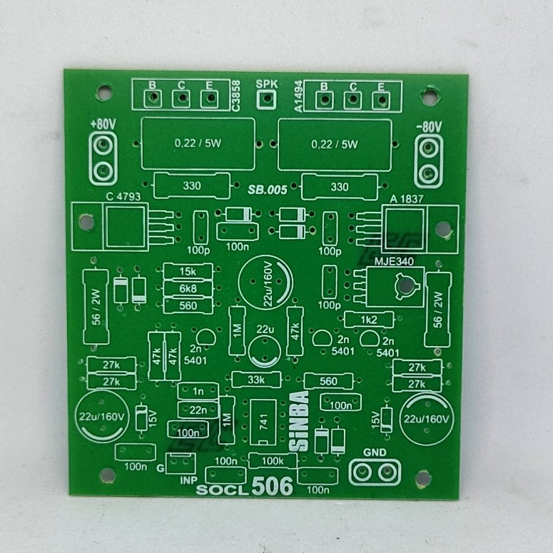 PCB Power Amplifier SOCL 506 Mono High Quality