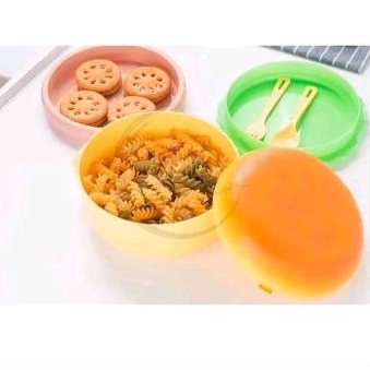 kotak makan bentuk Hamburger