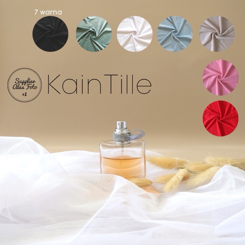 Kain Tille Background foto produk - backdrop tile props foto tille napkin
