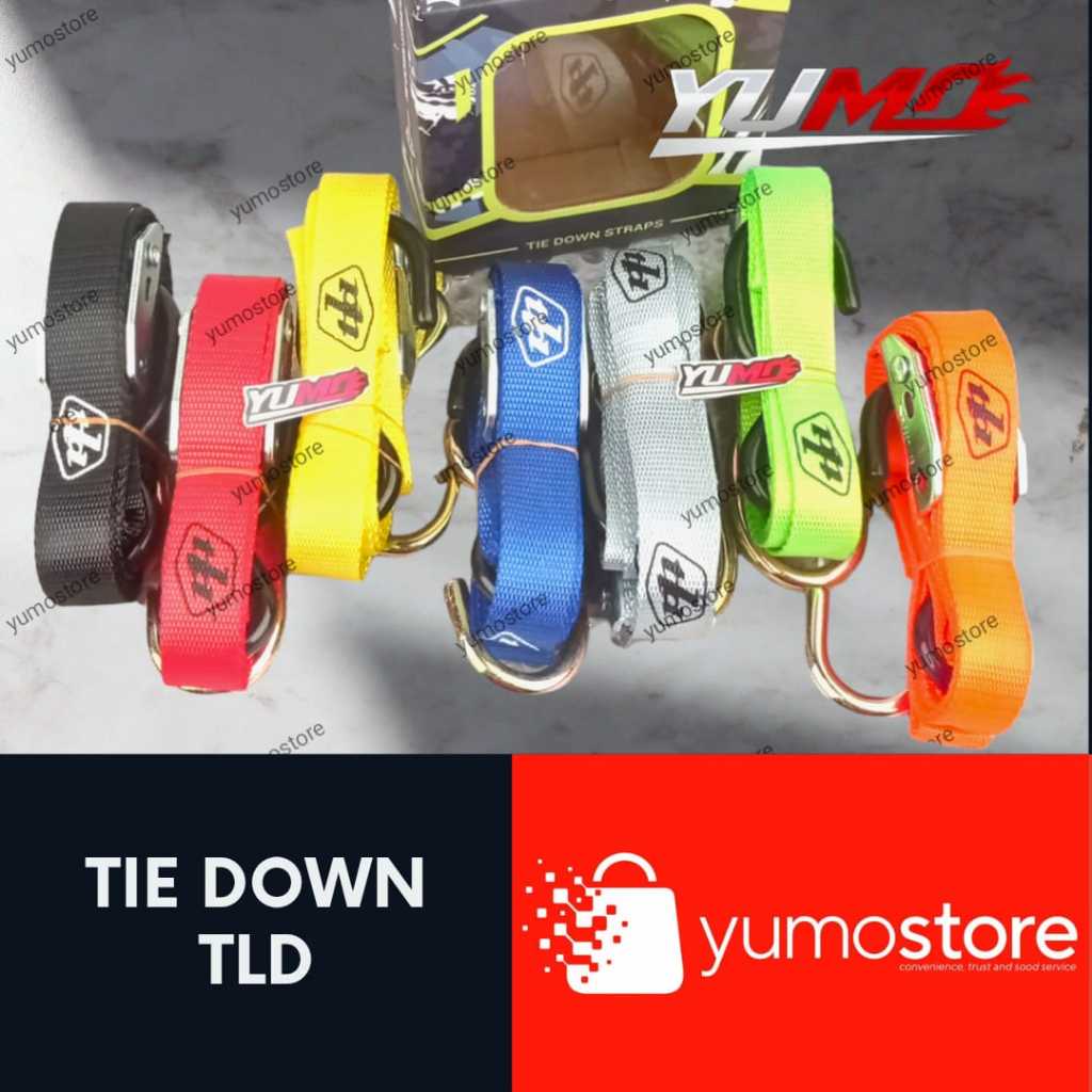 TALI PENGIKAT BARANG DI MOTOR TIE DOWN RATCHET STRAPS MOTOCROSS MOTOR TRAIL MOTOR HARIAN MOBIL GRASS