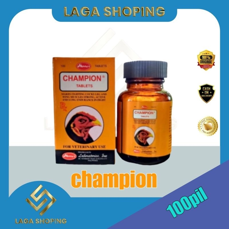 champion 100tab vitamin doping ayam multi tenaga ayam