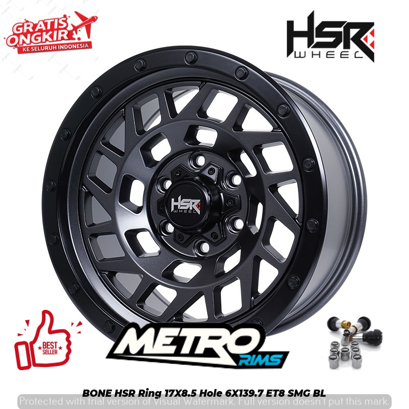 VELG MOBIL FORTUNER HSR BONE R17