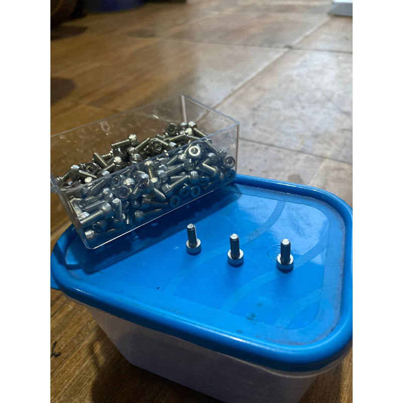 Baut L lockingnut stenlis