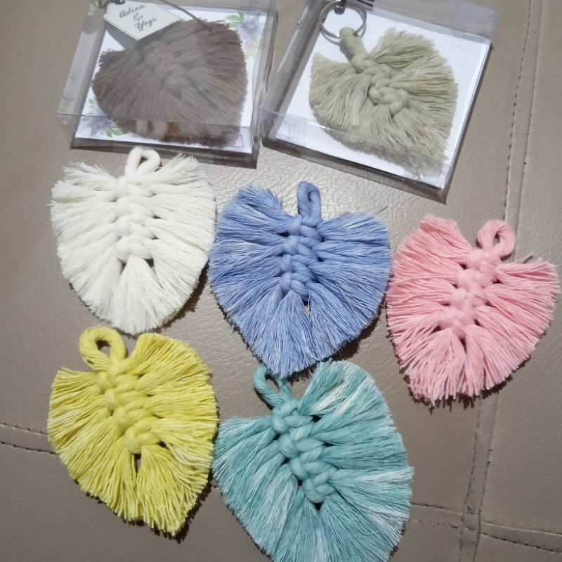 Gantungan Macrame / SOUVERNIR MURAH / SOUVERNIR ESTETIK / GANTUNGAN KUNCI / SOUVERNIR MACRAME / MACR