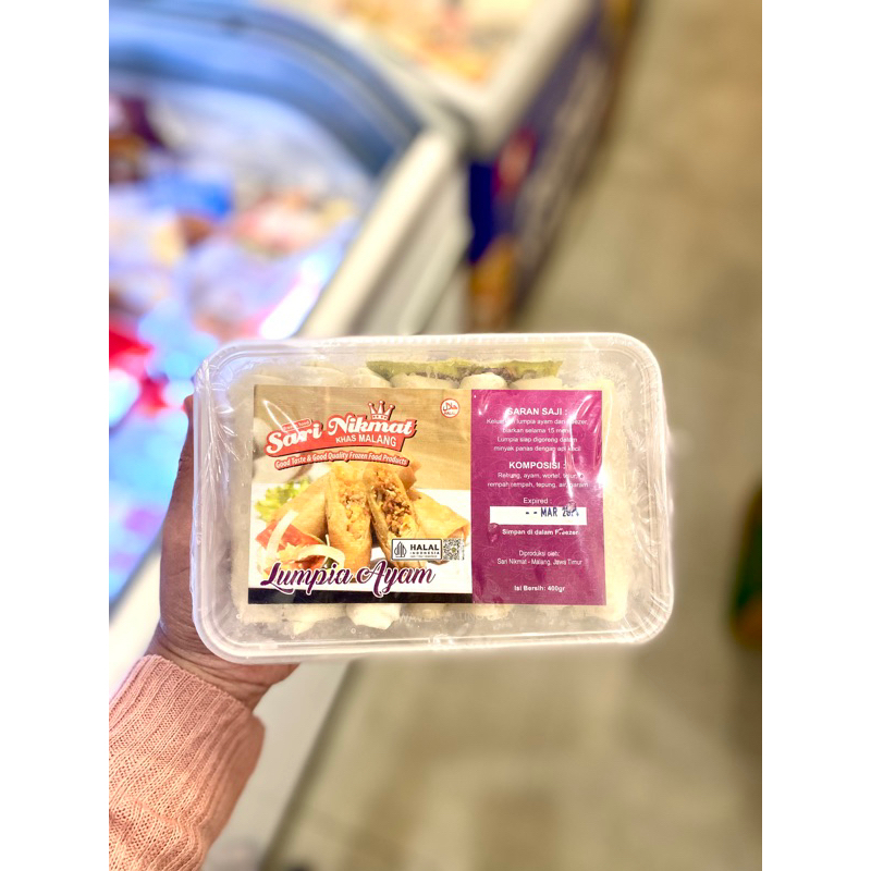 

LUMPIA AYAM SARI NIKMAT 400G