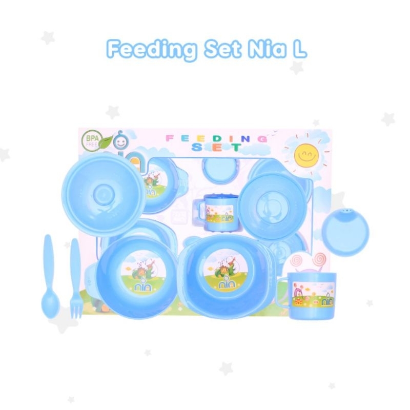 Nia Feeding Set Besar Tempat Makan Bayi
