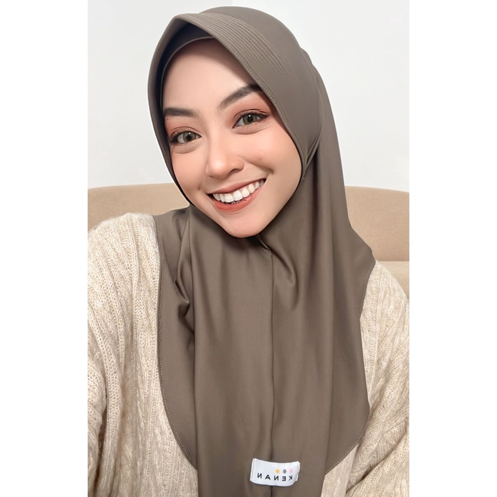 NEW KENAN HIJAB  HIJAB BERGO DZEVADA INSTAN MATT JERSEY kenan