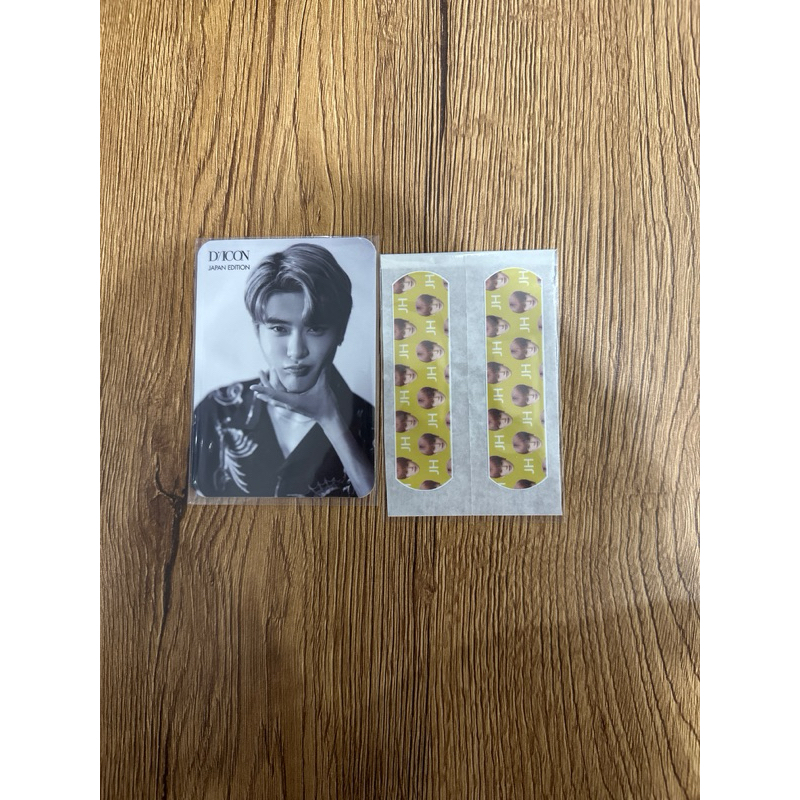Photocard official Jaehyun nct127 dicon japan + plester