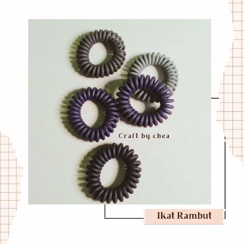 ikat rambut ulir / ikat rambut ulir dove / ikat rambut ulir warna