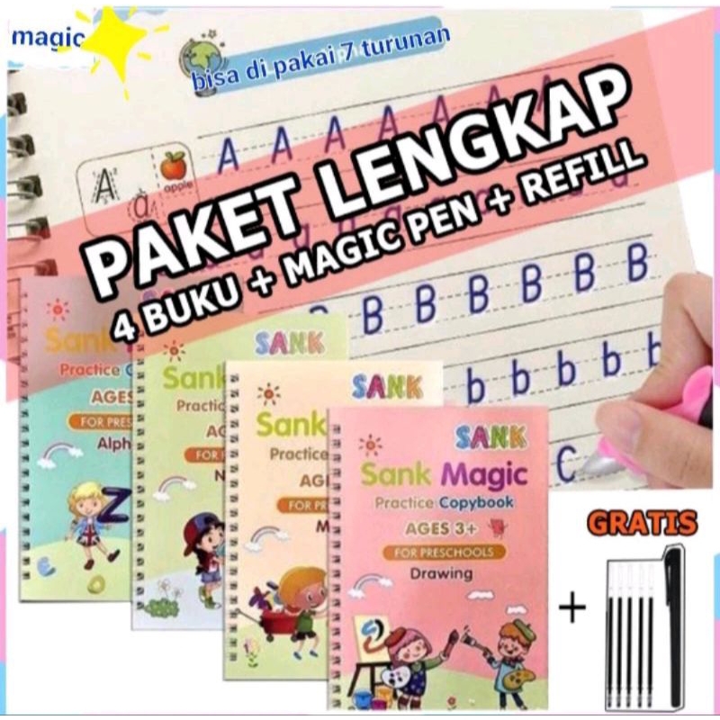 

Buku Magic 1 set isi 4 buku