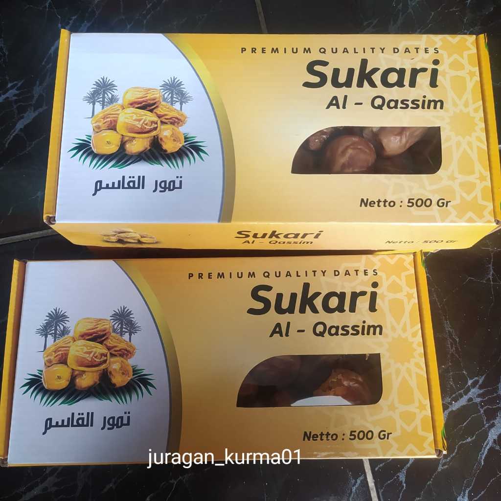 

Kurma Sukari Al Qassim 1kg kualitas premium