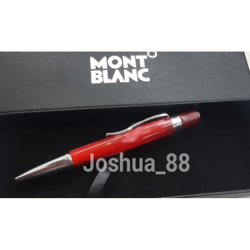 

Pulpen Mewah Unik Vintage Mont Blanc Red Marmer Premium