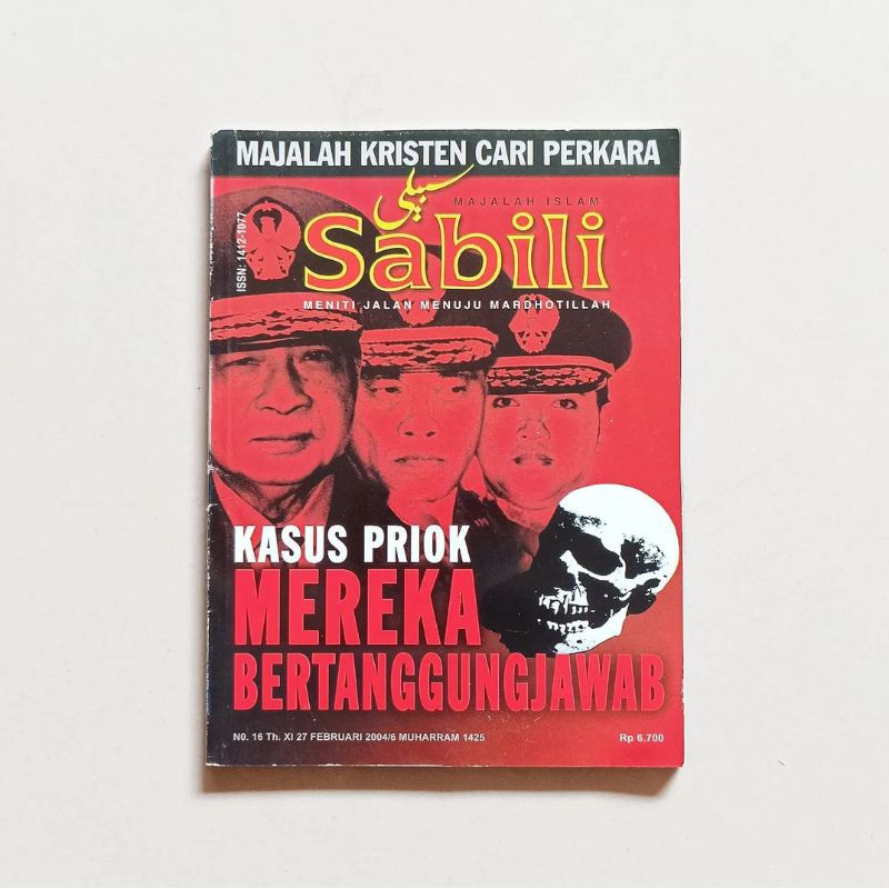 MAJALAH SABILI KASUS PRIOK MEREKA BERTANGGUNGJAWAB