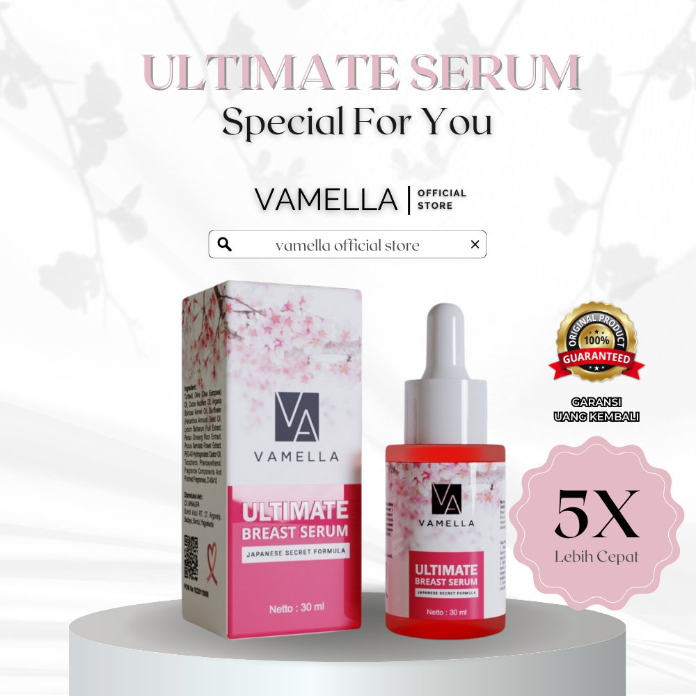 VAMELLA SERUM PAYUDARA PEMBESAR DAN PENGENCANG PAYUDARA AMPUH PERMANEN ORIGINAL TERPERCAYA