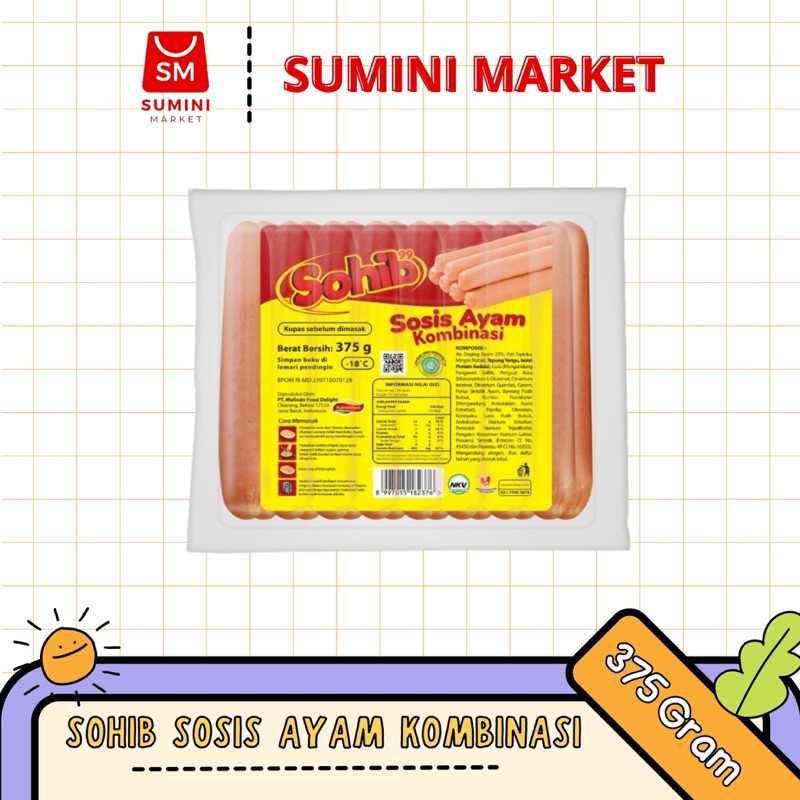 

Sohib Sosis Ayam Kombinasi (375gram)