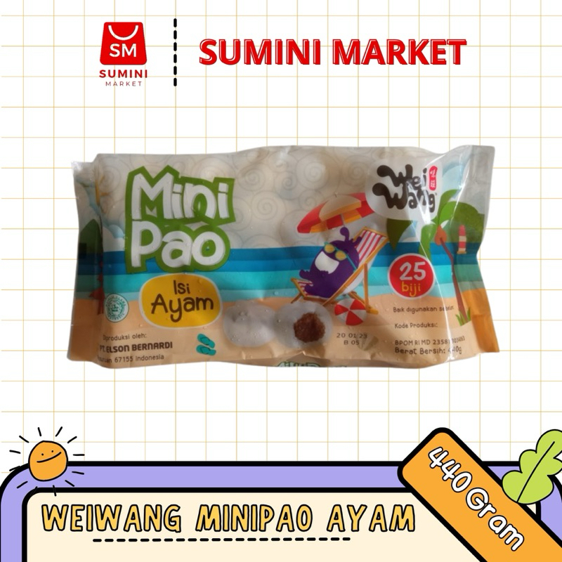 

Wei Wang Minipao Ayam 25Pcs (440gram)