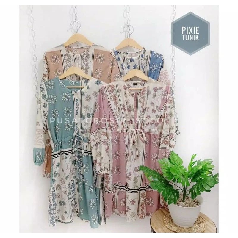 PIXIE TUNIK WANITA PREMIUM / ELLEN TUNIK RAYON WANITA
