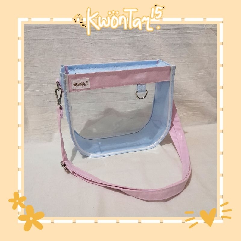 Slingbag PVC Rose Quardz Serenity RQS Tas Selempang Konser | Tas Konser, Tas Transparan | Seventeen 