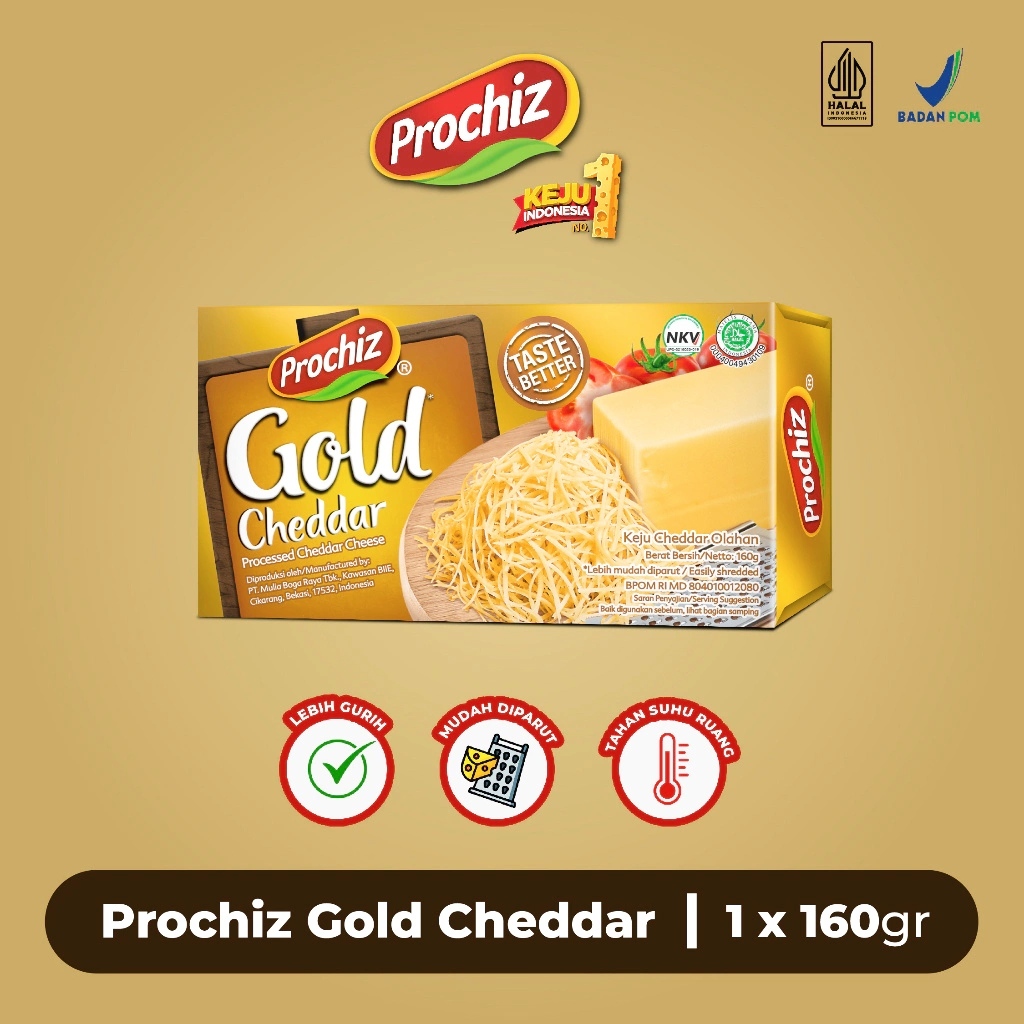 

Keju Prochiz Gold 160gram