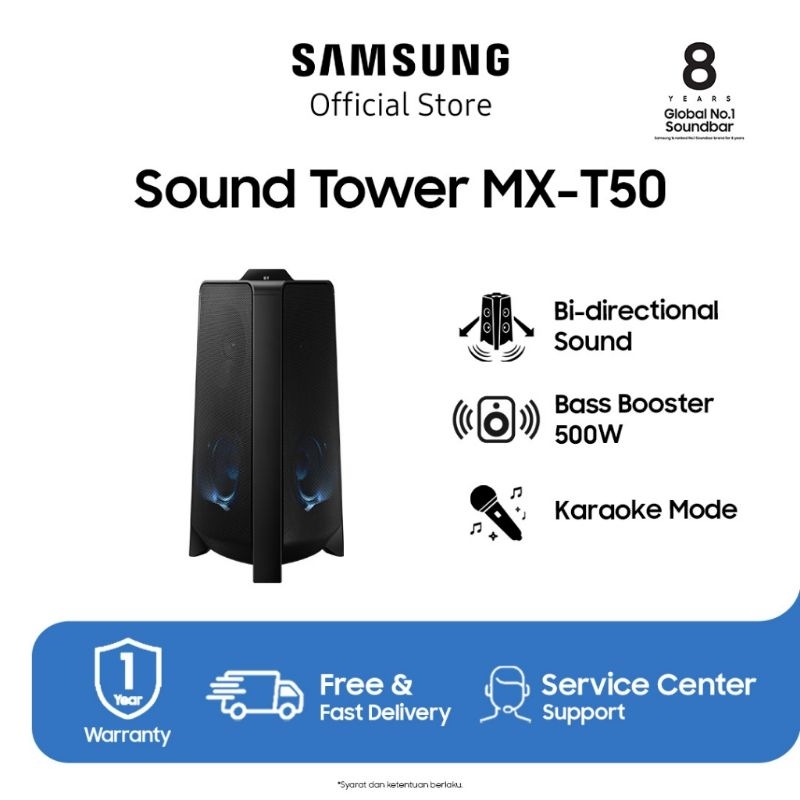 SAMSUNG AUDIO SPEAKER SOUND TOWER MX-T50