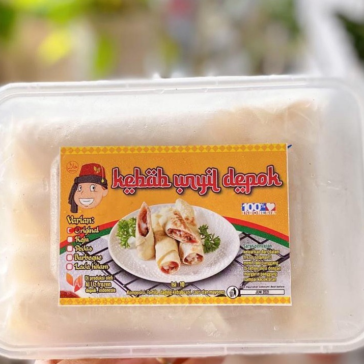 

GNTZ9274 XC26619 Kebab Unyil isi 1 Mini Kebab Homemade Enak Original Isi 1