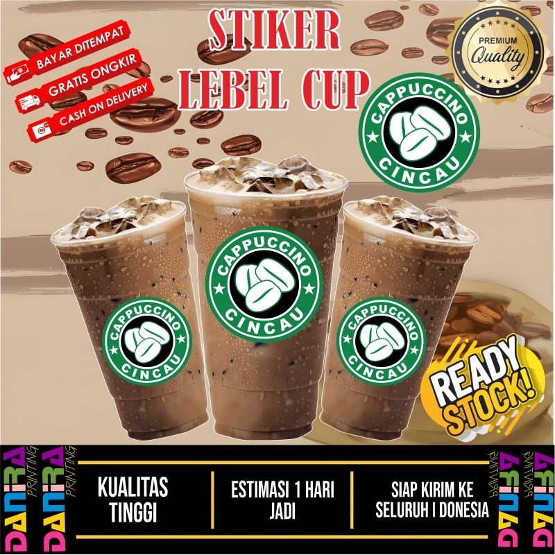 

Stiker Lebel Cup es teh cappuccino cincau sudah di potong tinggal tempel di cup