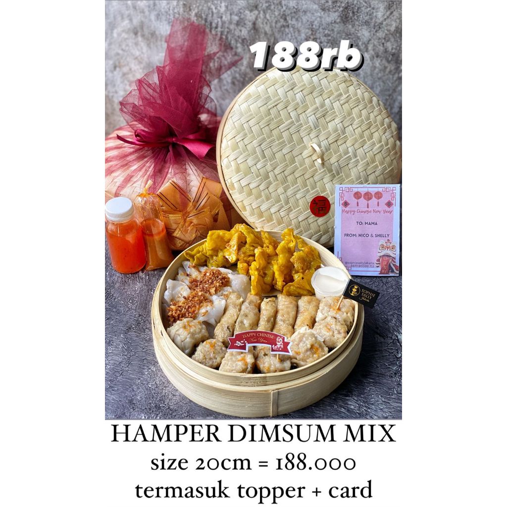 

Hampers Dimsum Mix 5 Macam Paket Imlek / CNY Edition - READY