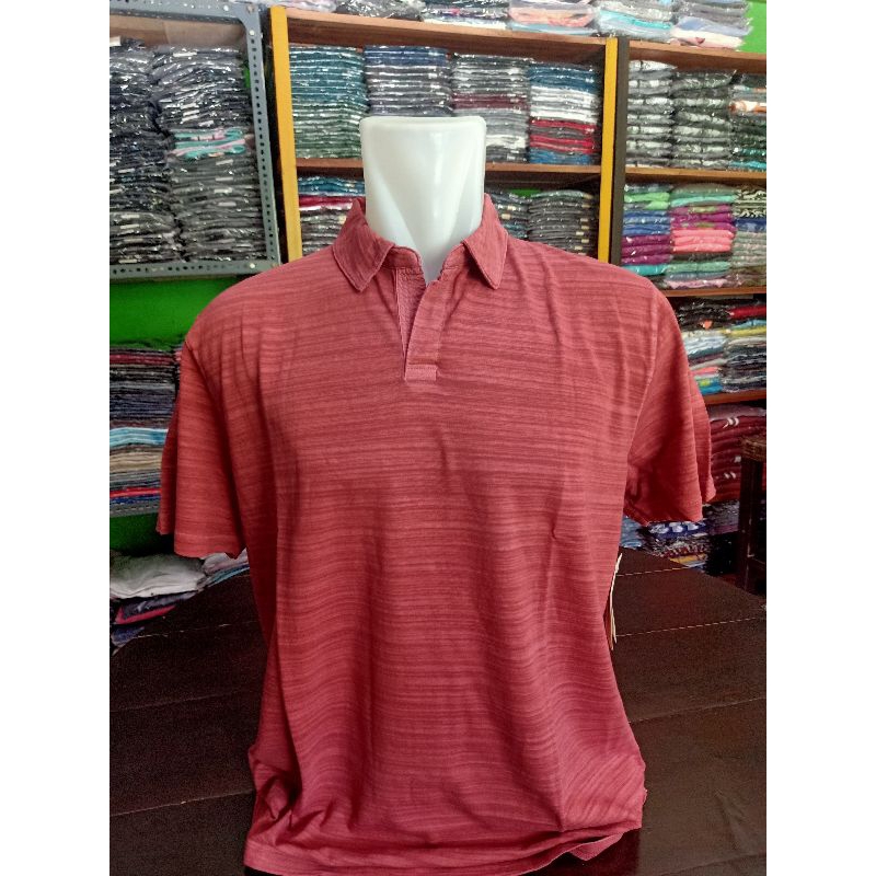 Kaos Polo pria branded original Lucky Brand