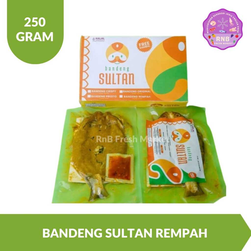 

Bandeng Sultan Rempah Free Sambel Netto 250 Gram