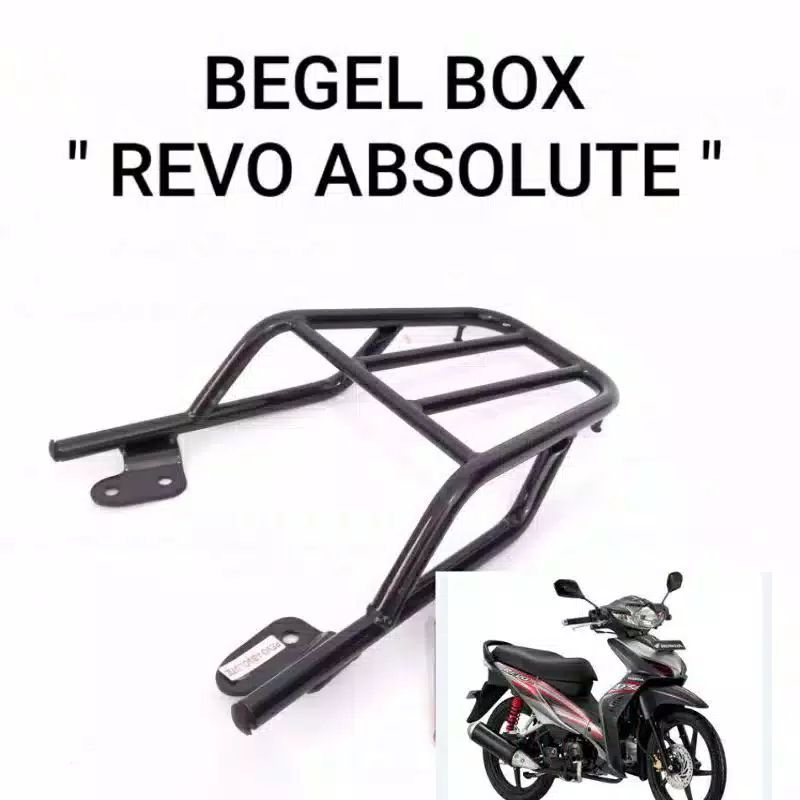 Breket Motor REVO ABSOLUTE Behel Bracket Hollow Breaket Braket locco Rear Begel Dudukan Box Rak Baga