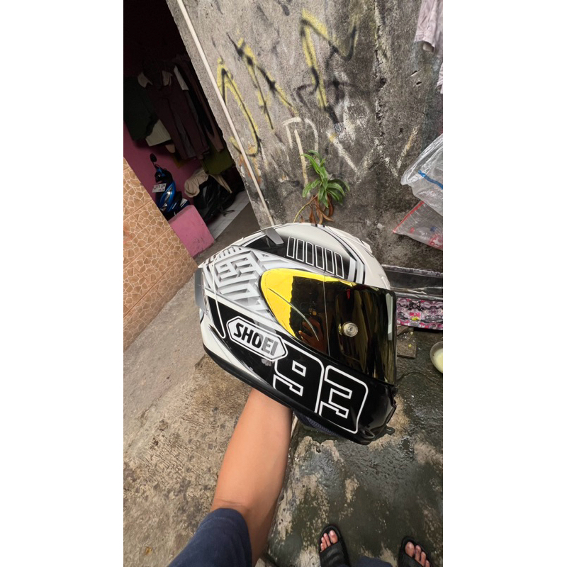 Shoei X14 White Ant