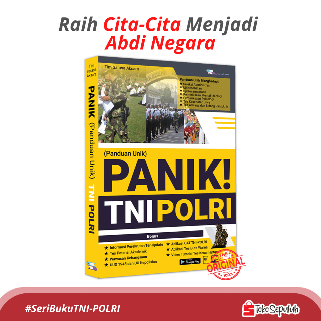 Buku Tes TNI POLRI 2023 2024 - PANIK  (Panduan Unik) TNI POLRI 2023-2024