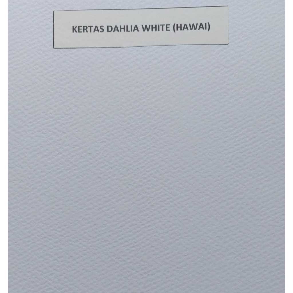 

Kertas Hawai Kertas Dahlia white 200gsm A4 F4 50 Lembar