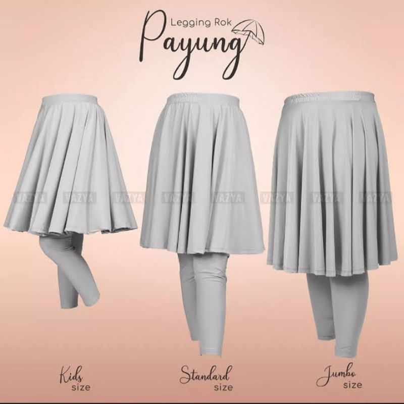 Legging Rok Olahraga Wanita, Jumbo dan Standar model payung-Legging Olahraga wanita, untuk semua ola
