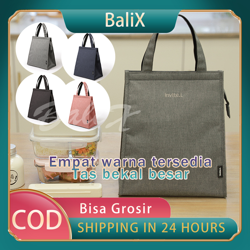 【COD】Tas bekal makanan Tas bekal besar Tas bekal murah Lunch bag Tas lunch box Tas frozen food Lunch